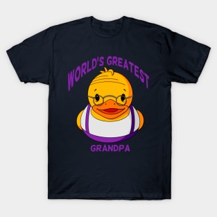 World’s Greatest Grandpa Rubber Duck T-Shirt